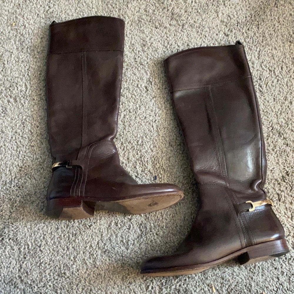 Tory Burch leather boots